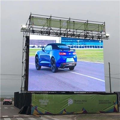 Semn publicitar cu LED-uri pentru ecran de perete video în aer liber P3